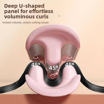 Uvijač za kosu s turmalinskim keramičkim pločama, kabelsko napajanje AC, 10 razina temperature, 60W