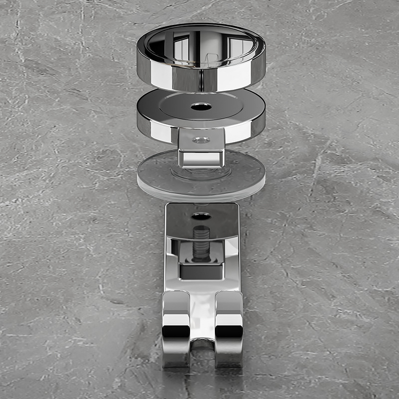 Rankšluosčių laikiklis su siurbimo puodeliu iš 304 nerūdijančio plieno — be gręžimo, sieninis montavimas voniai