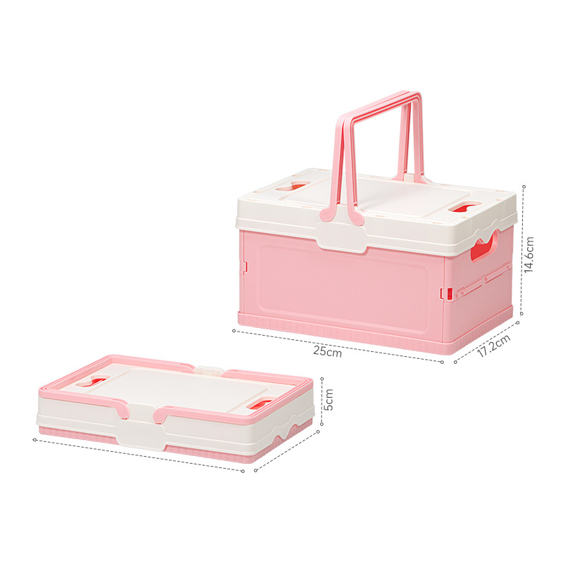 Sulankstoma saugykla automobiliui bagažinėje – PP plastikas, rankinis nešiojimas, talpa 5–10 L