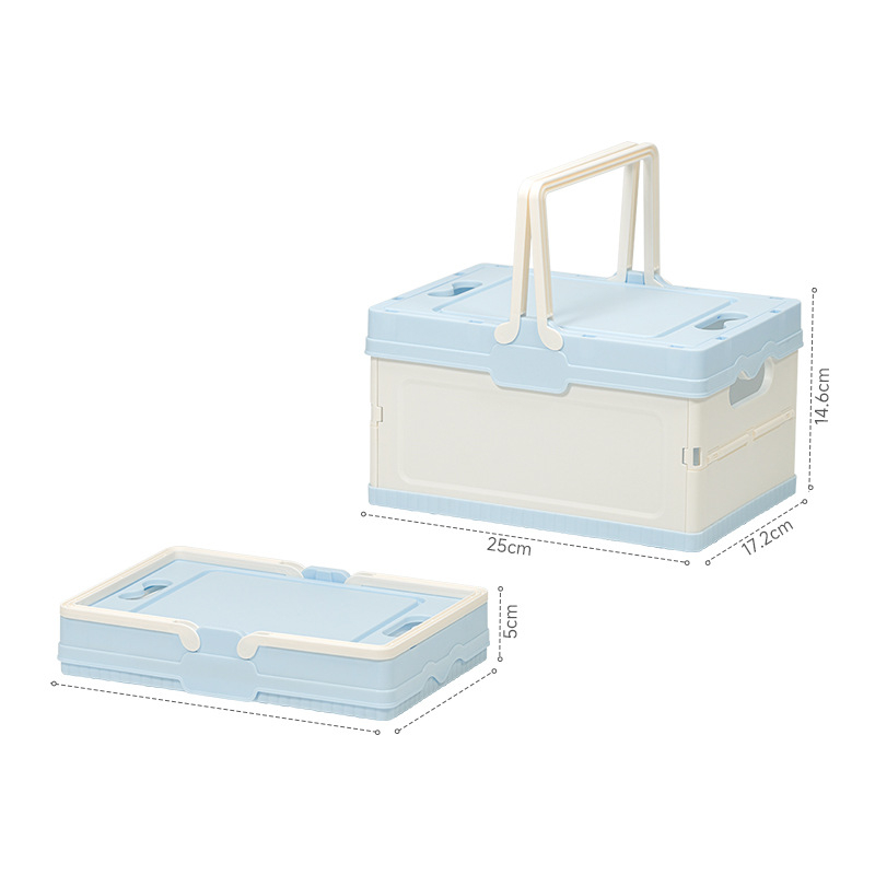 Sulankstoma saugykla automobiliui bagažinėje – PP plastikas, rankinis nešiojimas, talpa 5–10 L