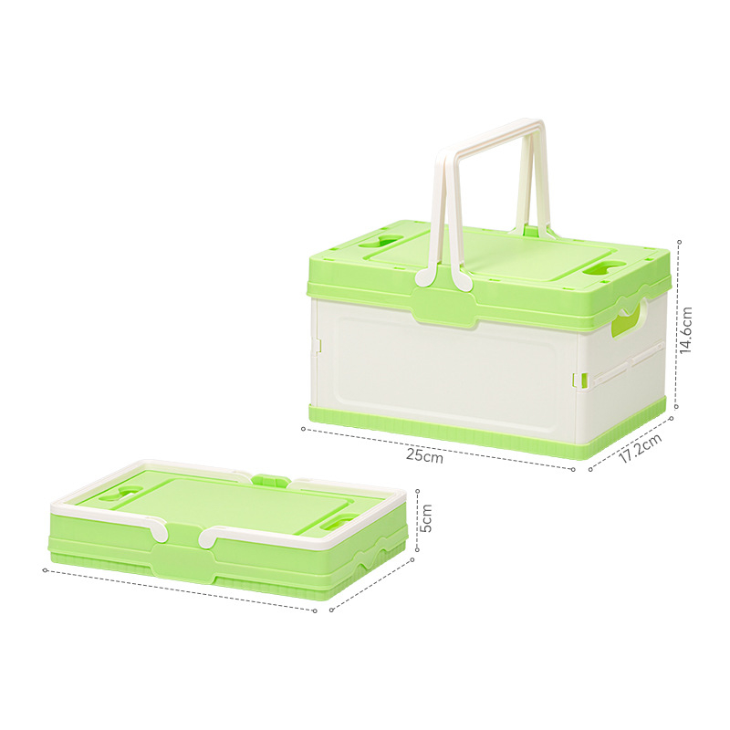 Sulankstoma saugykla automobiliui bagažinėje – PP plastikas, rankinis nešiojimas, talpa 5–10 L