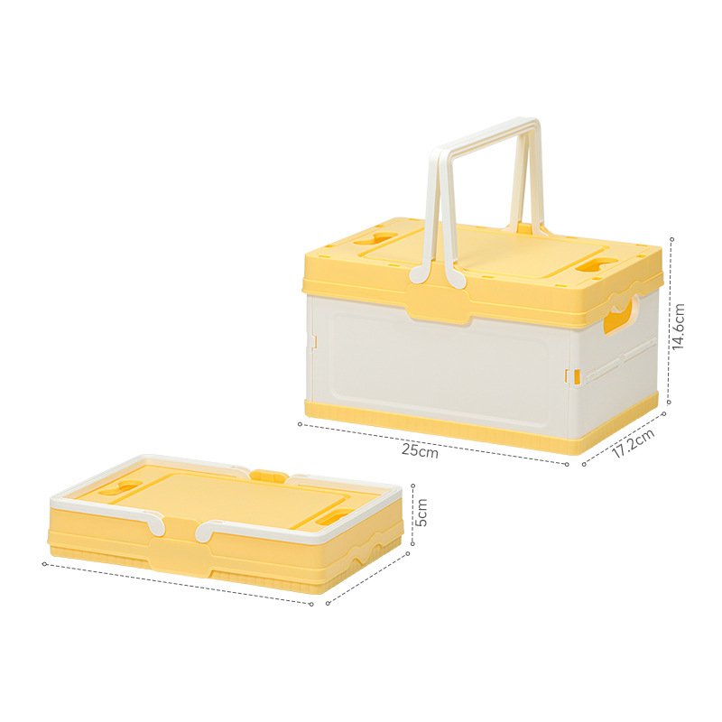 Sulankstoma saugykla automobiliui bagažinėje – PP plastikas, rankinis nešiojimas, talpa 5–10 L