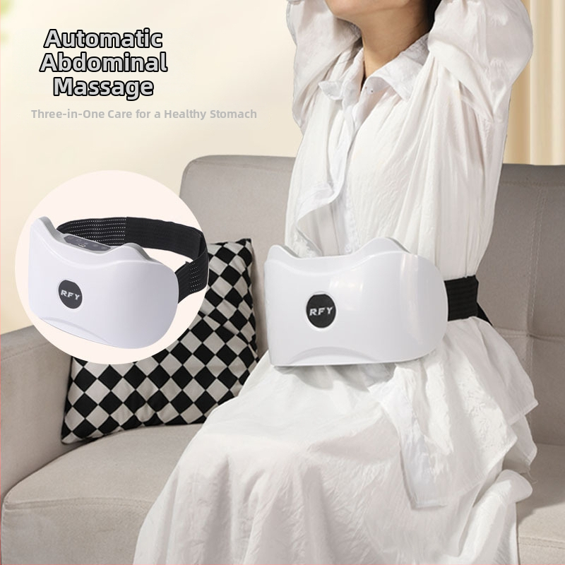 Vēdera masāžas ierīce ar divām galviņām, pilnībā automātiska, uzlādējama, Shiatsu masāža