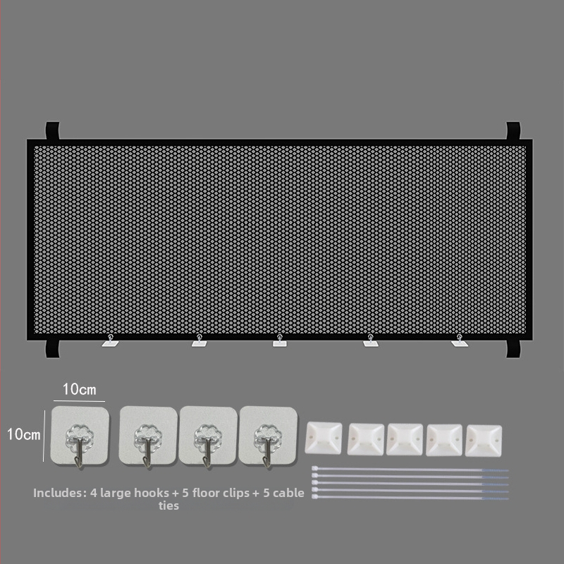 Nešiojama sulankstoma barjera augintiniams šunims ir katėms — medžiaga: drobė, prekinis ženklas Rabbit ba ba, nėra importuota
