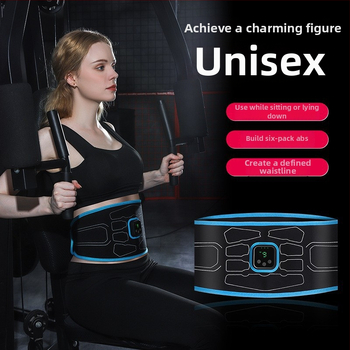 EMS pilvo treniruoklis – įkraunamas, kompiuterinė kontrolė, 8+ masažo galvutės, bepakopė greičio reguliavimas, vibracijos masažas