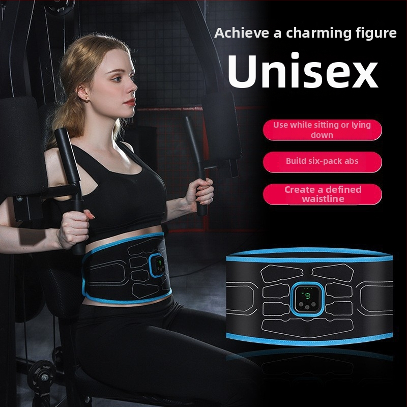 EMS pilvo treniruoklis – įkraunamas, kompiuterinė kontrolė, 8+ masažo galvutės, bepakopė greičio reguliavimas, vibracijos masažas