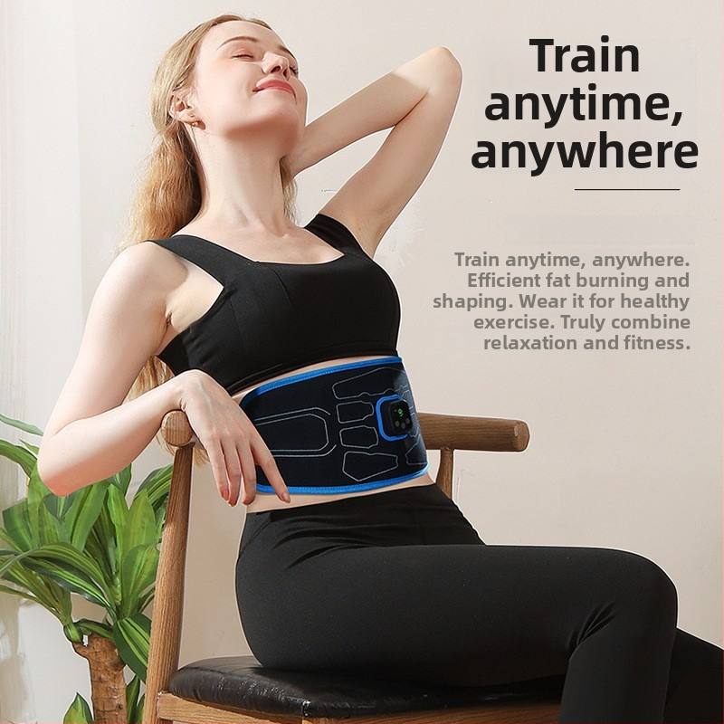 EMS pilvo treniruoklis – įkraunamas, kompiuterinė kontrolė, 8+ masažo galvutės, bepakopė greičio reguliavimas, vibracijos masažas