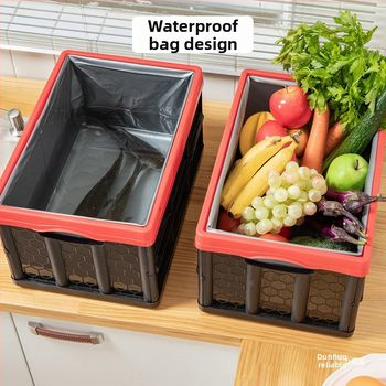 Ištraukiama sulankstoma saugyklos dėžė su ratukais, nešiojamas knygų organizatorius, talpa 0–5 L, logotipo spauda