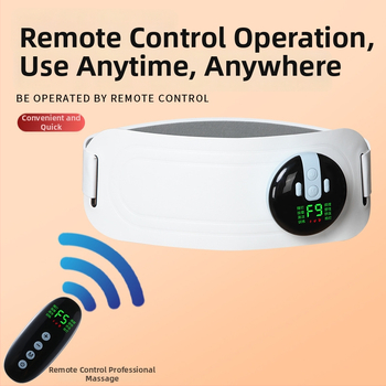 EMS impulsų masažo juosta su USB maitinimu, mechaninis valdymas, karšto kompresijos efektas, iki 4 masažo galvų, nuolatinis pavaros perdavimas