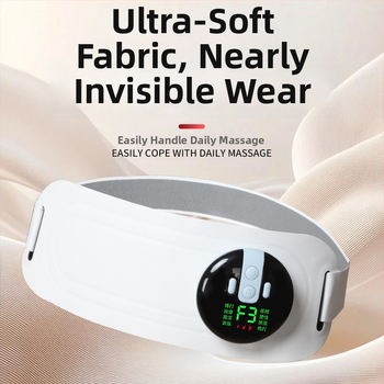 EMS impulsų masažo juosta su USB maitinimu, mechaninis valdymas, karšto kompresijos efektas, iki 4 masažo galvų, nuolatinis pavaros perdavimas