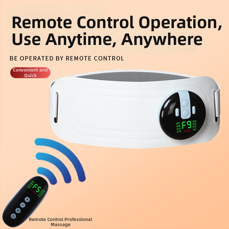 EMS impulsų masažo juosta su USB maitinimu, mechaninis valdymas, karšto kompresijos efektas, iki 4 masažo galvų, nuolatinis pavaros perdavimas