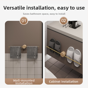 Medinis rankšluosčių laikiklis – be skylučių, vienos stiebo, kietas medis, apkrova 5 kg