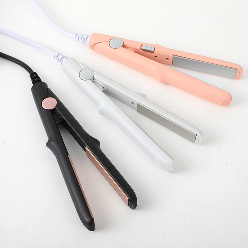Pegla za kosu za ravnanje i kovrčanje, dvostruka upotreba, prijenosna mini, kabel, 50W, 220V, ekološka legura