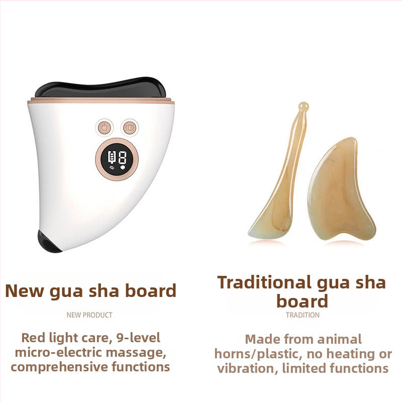 ZM4029 Elektriskais apkures sejas un ķermeņa masieris ar pogu vadību, ABS korpuss, 750 mAh akumulators