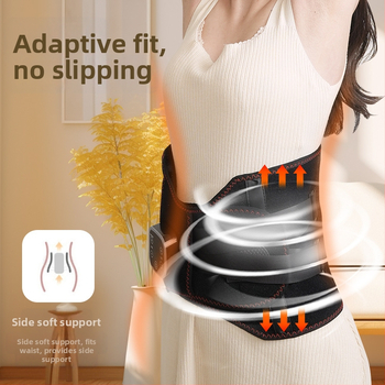 Be laidų juosmens masažuoklis Hongzhi su įkaitinimu ir šilto kompreso funkcija, vibracija, mechaninis valdymas, iki 4 masažo galvų