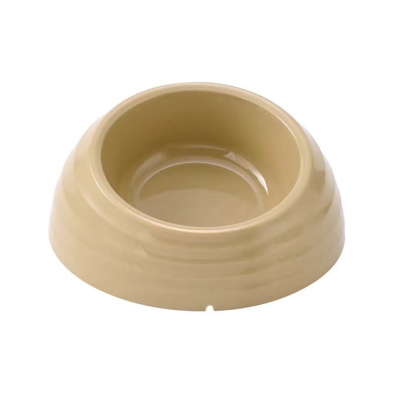 Kaķu barošanas bļoda no plastmasas un nerūsējošā tērauda, slīps mala kakla aizsardzībai, zīmols Qichong