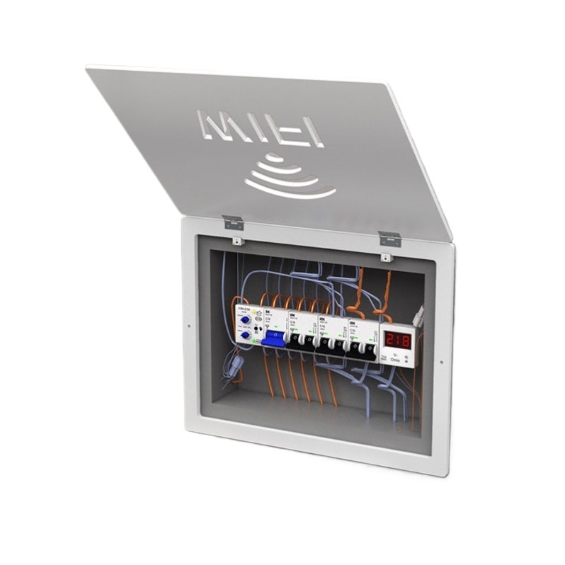 Капак за кутия за електромер, с рамка от алуминиева сплав, ръчно рисувана декоративна картина, модел 69850