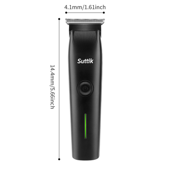 Mașină electrică de tuns păr, fără fir, reîncărcabilă, cu motor cu perii, lame din oțel inoxidabil, baterie încorporată 1000–1200 mAh, autonomie 1–3 ore, cap de tăiere detașabil și lavabil