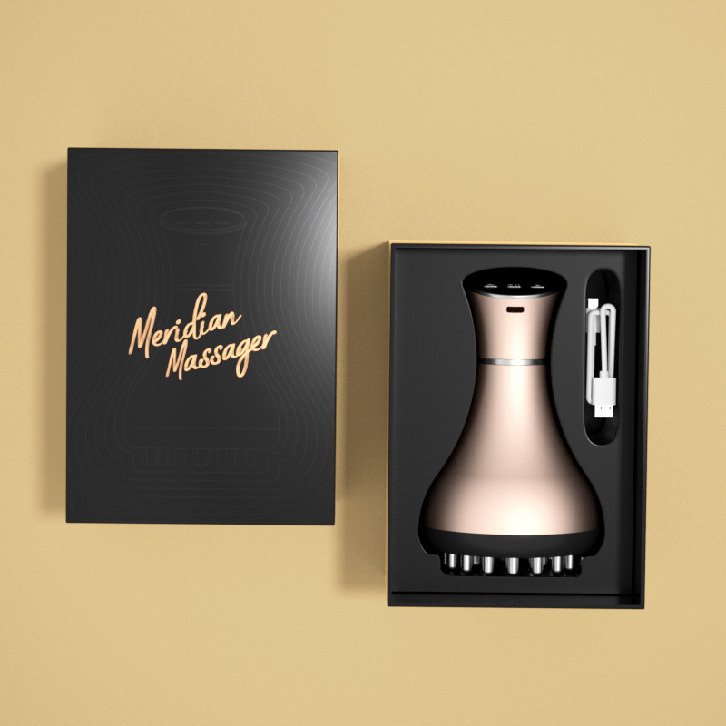 SEEYOUNG XY-M04 Električni uređaj za terapijski scraping meridijana s grijanjem, USB napajanje i upravljanje gumbom