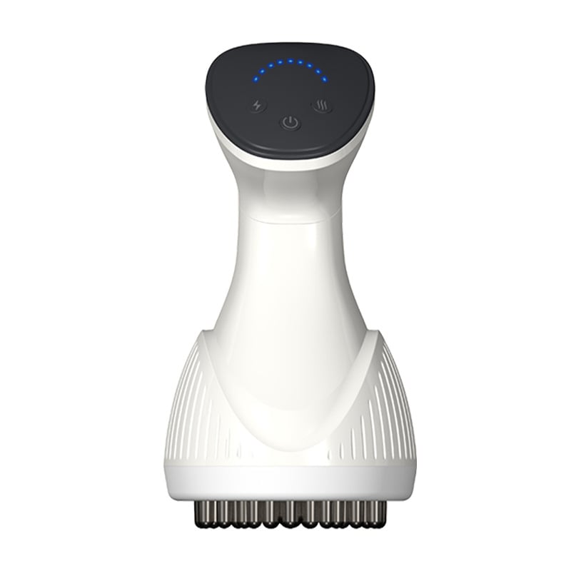 Електрически масажор за меридиани с гуаша масаж на корем, рамене и шия, червена светлина и топлина – презареждаем, управление с бутон, модел JLS-666, 40–55°C, 1500mAh, ABS