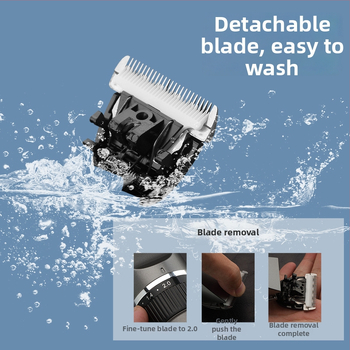 Šunų plaukų kirpimo aparatas didelėms veislėms, galingas tylus elektrinis kirpėjas, Ding Nai, licencijuojamas privat label, skaitmeninis ekranas