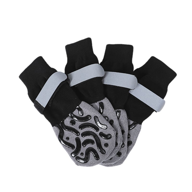 Kojinės gyvūnėliams šunims ir katėms — leopardo raštas, medvilnė, sunkus plokščias audimas mašina, satino apdaila, tinkama visoms sezonoms