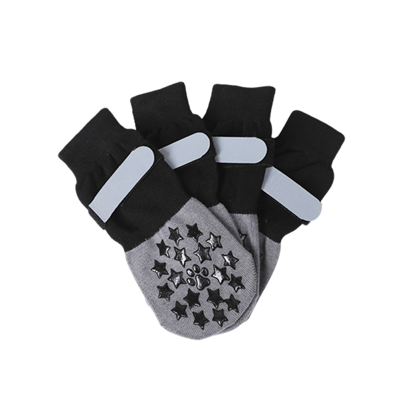 Kojinės gyvūnėliams šunims ir katėms — leopardo raštas, medvilnė, sunkus plokščias audimas mašina, satino apdaila, tinkama visoms sezonoms