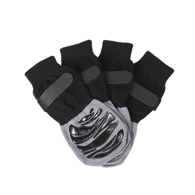 Kojinės gyvūnėliams šunims ir katėms — leopardo raštas, medvilnė, sunkus plokščias audimas mašina, satino apdaila, tinkama visoms sezonoms