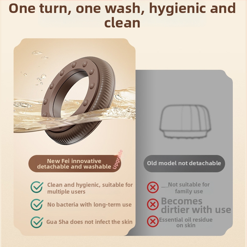 Elektrisks meridiānu masāžas un vakuuma stimulējošs līdzeklis visam ķermenim, atkārtoti uzlādējams, pogu vadība, modeļa GSY, 9 temperatūras līmeņi, 2000 mAh akumulators