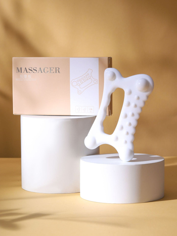 Gua sha tábla arckezelésre és testmasszázshoz, természetes gyanta anyag, márka Meihan, súly 48 g