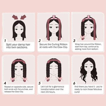 Кърлинг ютия Deo | материал: гъба | комплект с фиба за коса и ластик | подходяща за обикновени потребители