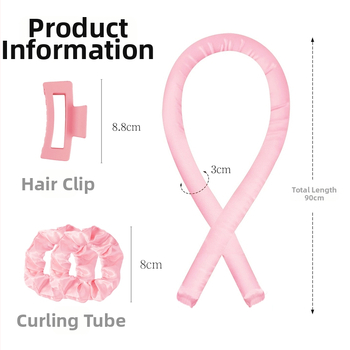 Deo lokitang svampmaterjaliga, komplektis juukseklammer ja juukselint, sobib igapäevaseks kasutamiseks
