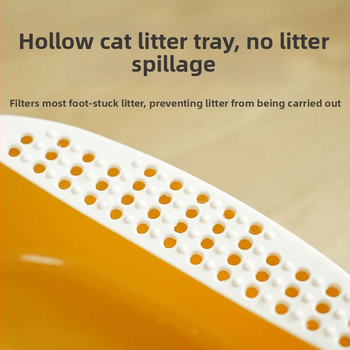 Kaķu smilšu kaste, kvadrātiska forma, PP materiāls, piemērots kaķiem, bez viedajām funkcijām, standarta specifikācija