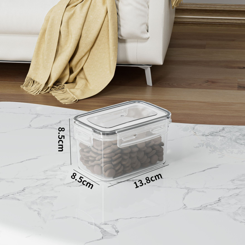 Пластмасов контейнер за храна за домашни любимци, влагозащитен и запечатан, обем 800–1000 мл, Yanghua