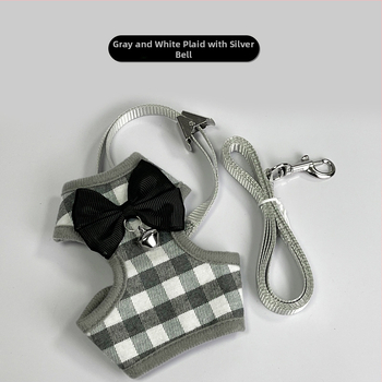 Mačací vestový postroj s vodítkom (Traction Belt) — Proti úniku, Polyester, Pevná dĺžka, Pre mačky, Značka: Mrqim