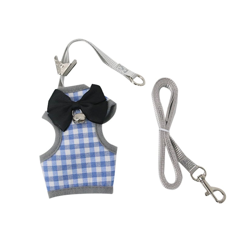 Mačací vestový postroj s vodítkom (Traction Belt) — Proti úniku, Polyester, Pevná dĺžka, Pre mačky, Značka: Mrqim