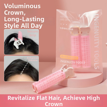 Gecomo isekleepuvad juuksekeerutajad, plastikust/vaigust torud lokkide jaoks, nähtamatu fikseerimine