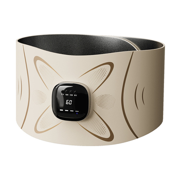 Juosmens masažuoklis su EMS impulsais, mikro srovės šildymas, vibracija ir karštas suspaudimas, 4 masažo galvutės, baterijų maitinimas YM-03