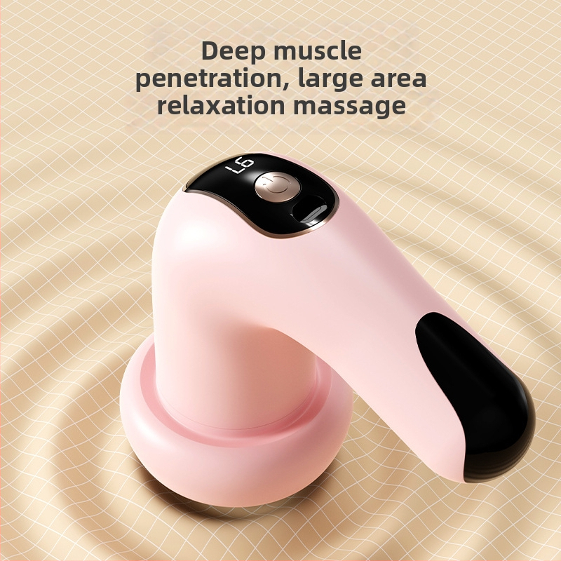 Kompakta bezvadu vēdera masāžas ierīce – vibrācijas masāža, bezvadu uzlāde, mikroprocesora vadība, 1200 mAh akumulators