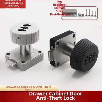 Mehaaniline paroollukustussüsteem büroomööblile – mudel 138; materjal: tsingi sulam ja plastik; sobib sahtlitele, arhivaarskapidele ja kappidele; varjatud paigaldus