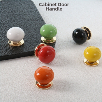 Mâner cu o singură gaură pentru dulap/sertar, formă sferică, aliaj de zinc, turnare prin injecție, montaj pe suprafață