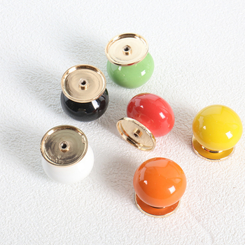 Mâner cu o singură gaură pentru dulap/sertar, formă sferică, aliaj de zinc, turnare prin injecție, montaj pe suprafață