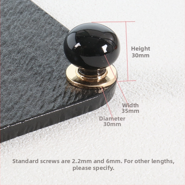 Mâner cu o singură gaură pentru dulap/sertar, formă sferică, aliaj de zinc, turnare prin injecție, montaj pe suprafață