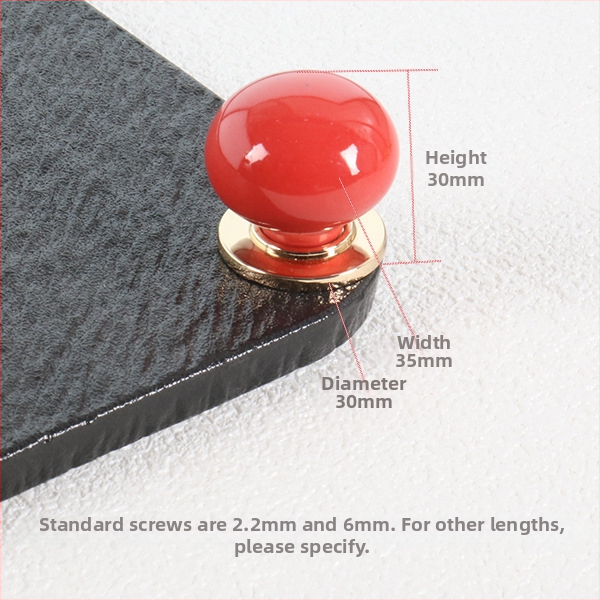 Mâner cu o singură gaură pentru dulap/sertar, formă sferică, aliaj de zinc, turnare prin injecție, montaj pe suprafață