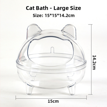 Hamsterio vonia su dvigubu naudojimu ir išoriniu priedu komplektu