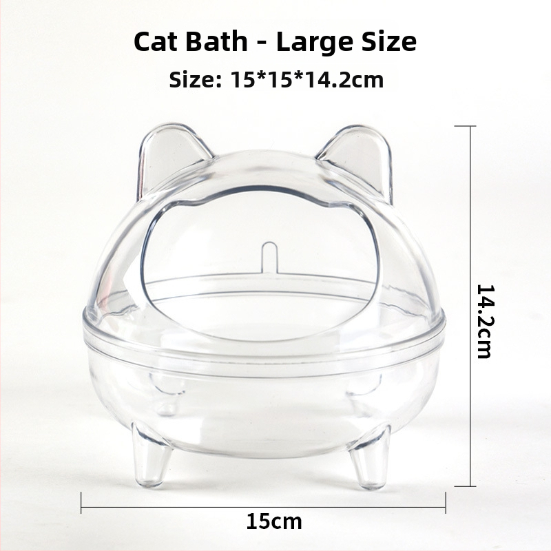 Hamsterim vannas trauciņš ar divkāršu izmantošanu un ārēju piederumu