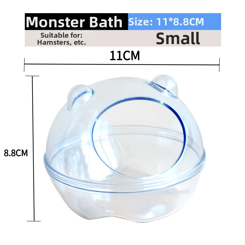 Hamsterio vonia su dvigubu naudojimu ir išoriniu priedu komplektu