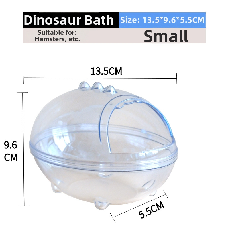 Hamsterio vonia su dvigubu naudojimu ir išoriniu priedu komplektu