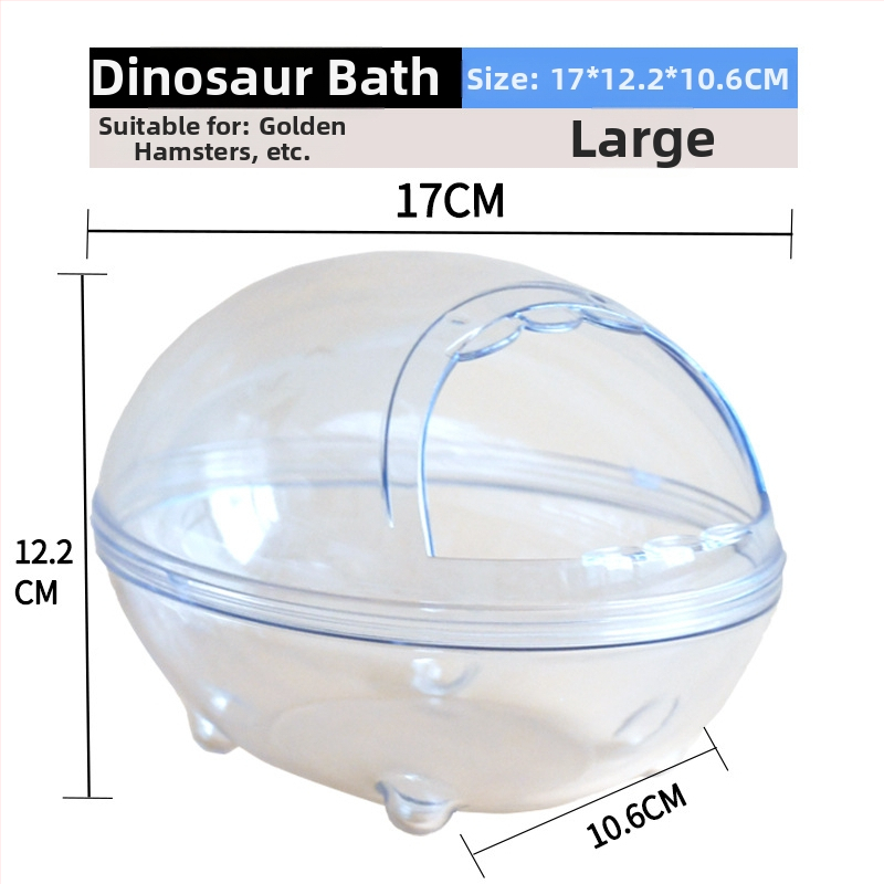 Hamsterio vonia su dvigubu naudojimu ir išoriniu priedu komplektu