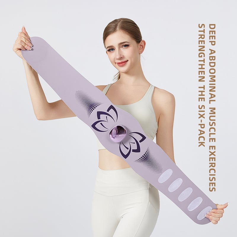 EMS masažo juosta su USB maitinimu, mechaninis valdymas, 3 lygiai, vibracijos ir karšto kompresijos masažas, iki 4 masažo galvų, išleidimas 2025